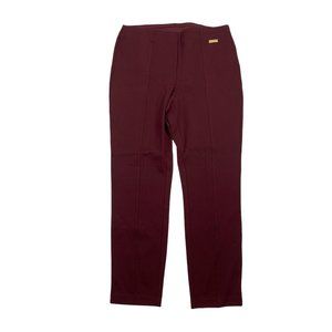 Rafaella Comfort Ankle 8 Pants Cranberry 30 X 29